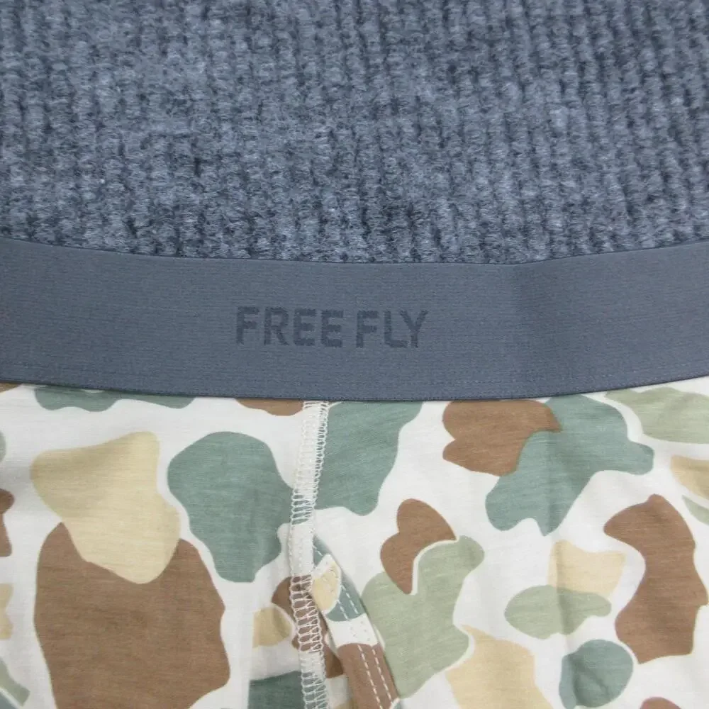 Free Fly Boxer Briefs Mens S Multicolor Vintage Camo Bamboo Motion NWT
